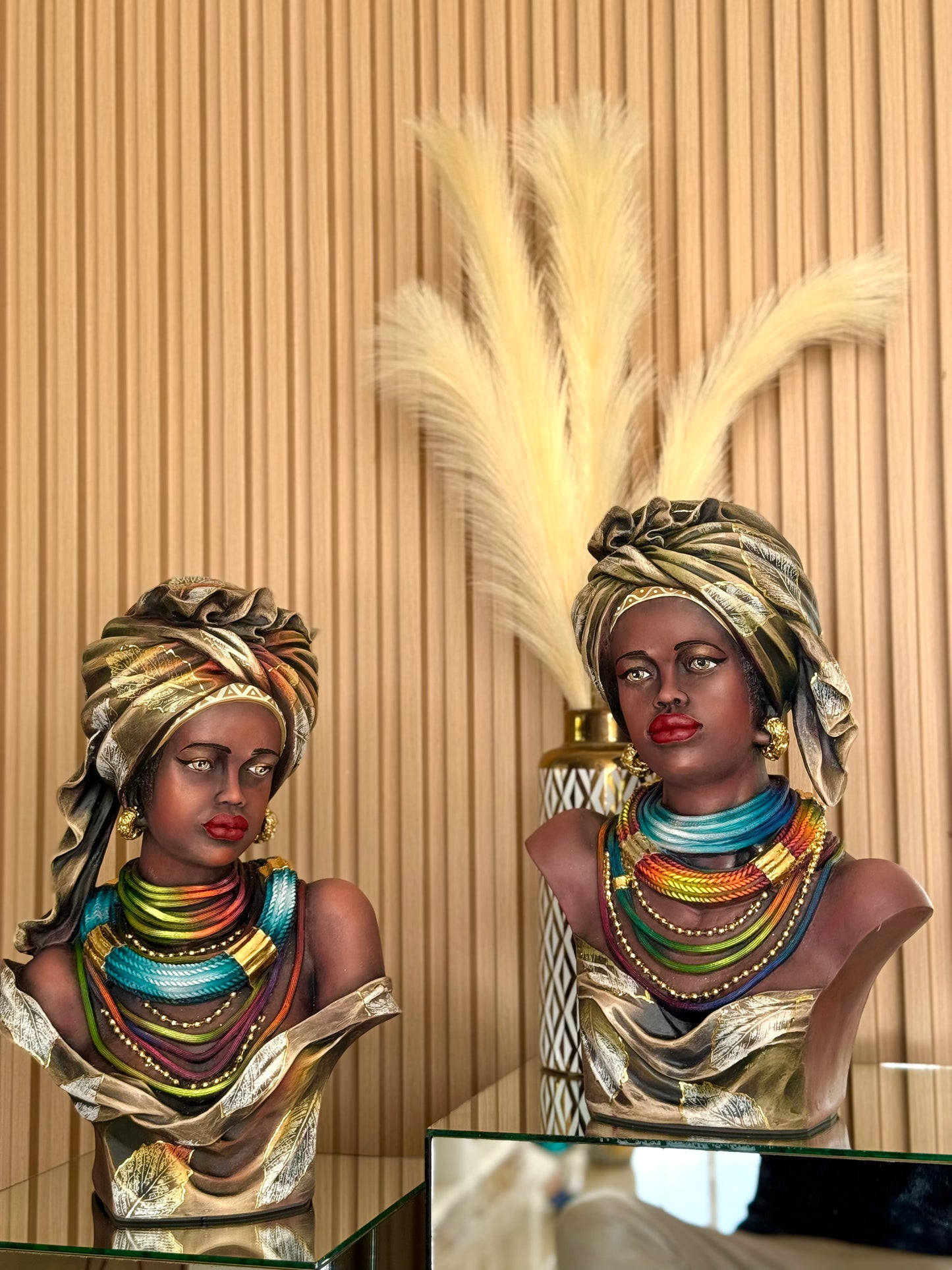 BUSTO DE AFRICANAS TURBANTE: ESTILO AFRICANO